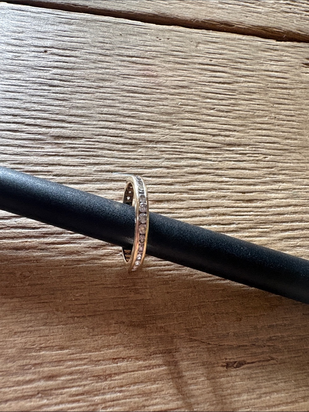 Elegant Gold and diamond Eternity Band Ring